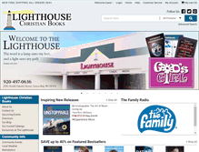 Tablet Screenshot of lighthousechristianbooks.com